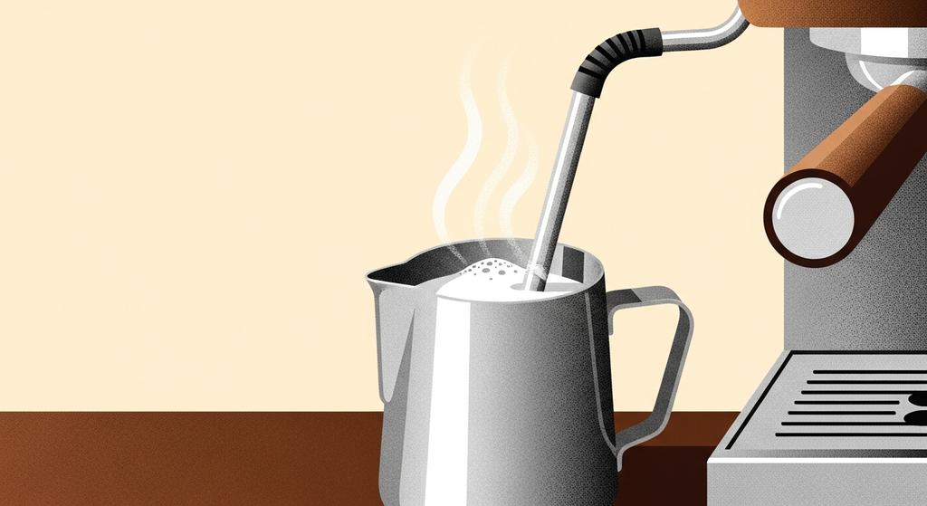 How to Steam and Froth Milk at Home — coffee brewing guide
